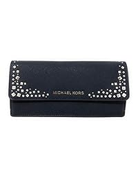 Michael Kors Giftables Stud Saffiano - Cartera plana de piel fina
