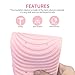 ZAXOP Hair Straightener Pouch,Heat Resistant Mat Holder for Flat Iron Curling Iron Hot Hair Tools (pink)thumb 4