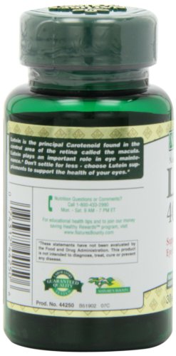 image for Nature's Bounty Lutein Pills, Eye Health Supplements and Vitamins, Sup