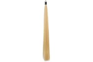 Y.J TAILS Horse Tail Extensions with Braided Horsehair Loop, Blunt Cut Bottom, 28-30 inches Long and 3/8 lb Weight