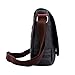 Tocode Canvas Messenger Shoulder Bag Fits up to 14 Inch Laptop (Dark Gray)