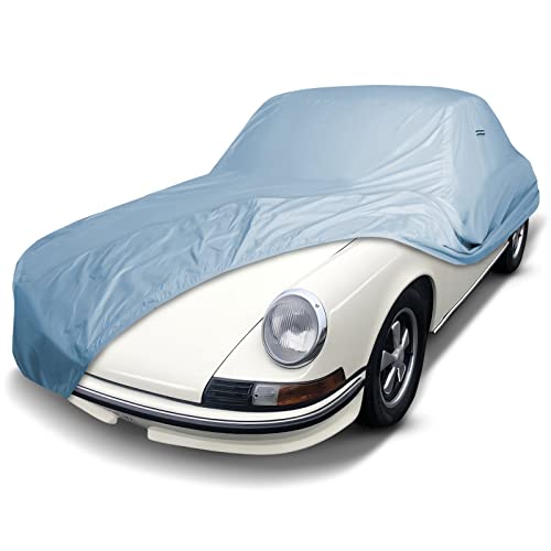 iCarCover Fits: [Porsche 911] 1964-1998 Porsche 911 Premium Full Car Cover Waterproof All Weather Resistant Custom Outdoor Indoor Sun Snow Storm Protection Form-Fit Padded Cover with Straps