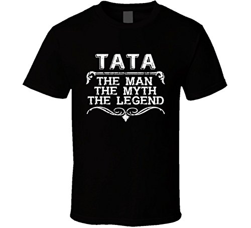 SHAMBLES TEES Tata The Man The Myth The Legend Dad Father's Day Xhosa T Shirt L Black