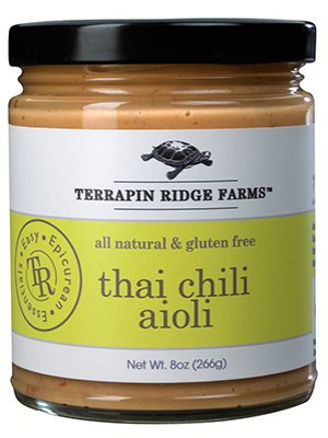 Terrapin Ridge Farms Sauce, Thai Chili Aioli, 8.5 Ounce Vegetable Dips