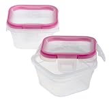 Snapware 2-Pack Total Solution 1.34-Cup Square Storage, Plastic