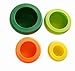 SAVER REUSABLE SILICONE FOOD PROTECTORS, Fruit and Vegetable STORAGE Containers, Food Stretch Lids, Food Caps for Jars and Cans, Set of 4, BPA-Free, PERFECT GIFT for Kitchen