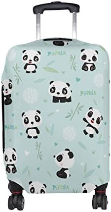 LAVOVO Panda Bamboo Luggage Cover Suitcase Protector Carry On Covers