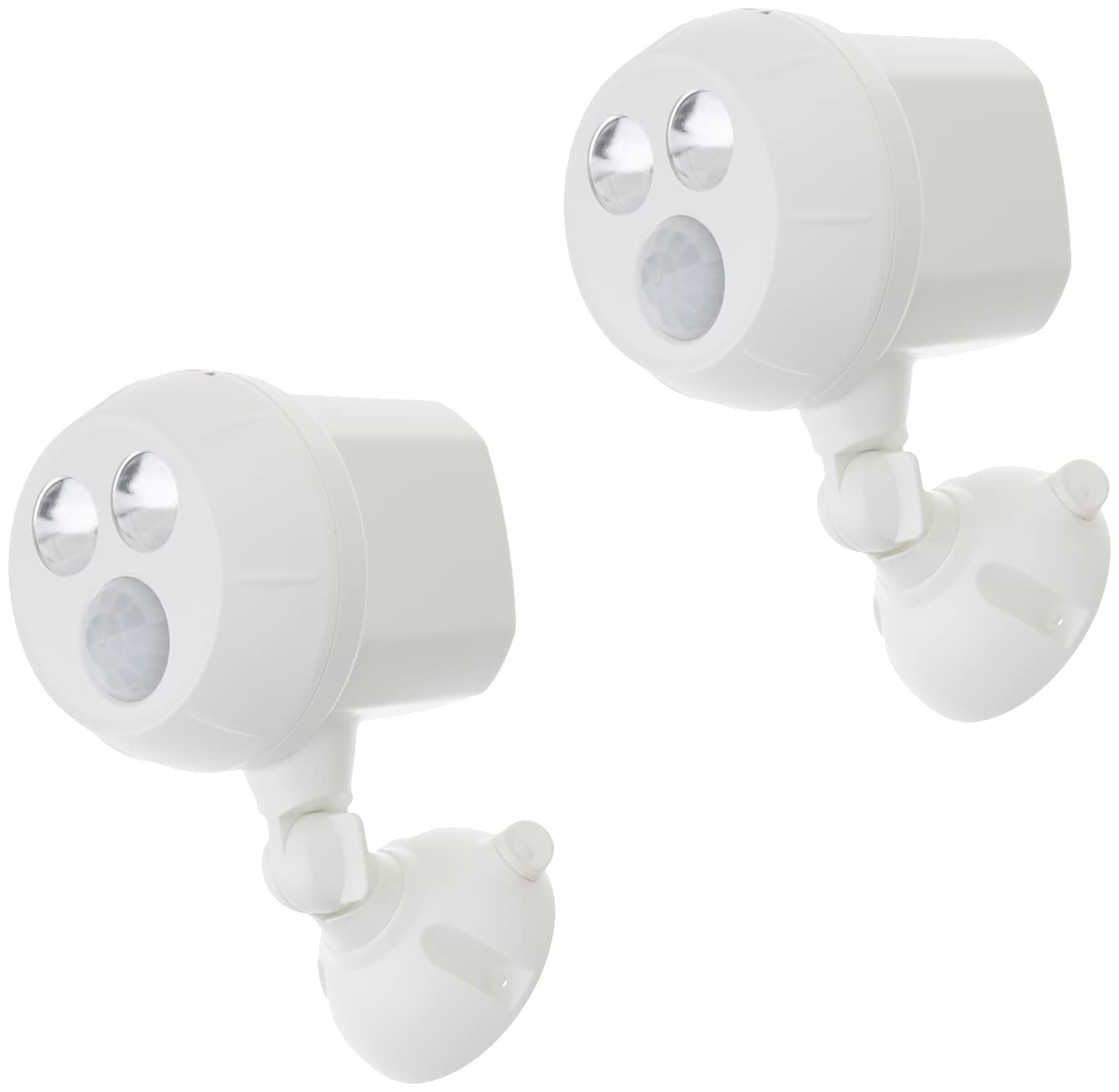 Photo 1 of Beams MB380 400 Lumen Wireless Battery Powered Motion Sensing Ultra Bright LED Spotlight, 2-Pack, White