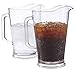 Restaurant Style 64-ounce Plastic Water/Beer Pitcher | set of 2 Clear