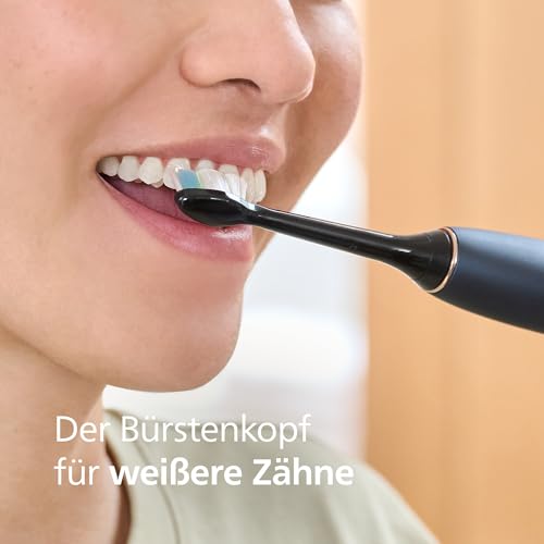 Philips Sonicare W2 Optimal White Original Replacement Brush Heads, Black, Pack of 4, HX6064/88