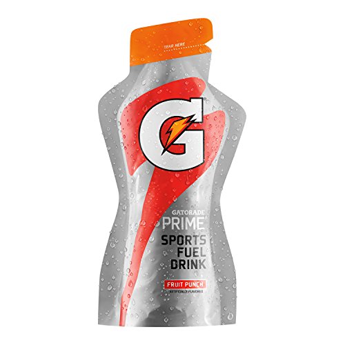 Gatorade Prime Sports Fuel Drink, Fruit Punch, 4 Ounce Pouches (Pack of 20) Food, Beverages