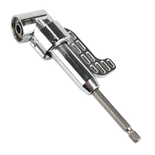 Breynet 105 Degree Right Angle Drill Driver Bit Extension Power Drill Tool 1/4inch 6mm Hex Magnetic Drill Bit Power Screwdriver Socket Holder Adaptor