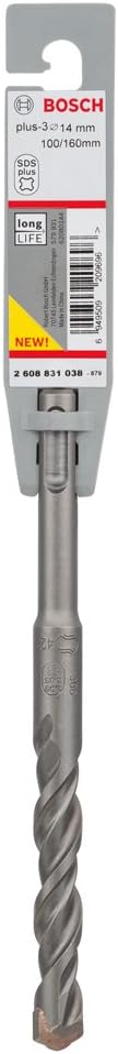 Bosch SDS Plus-3 Hammer Drill Bit 14 mm 160 mm Grey view 2