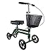 KneeRover Steerable Knee Scooter Knee Walker Crutches Alternative in Green primary
