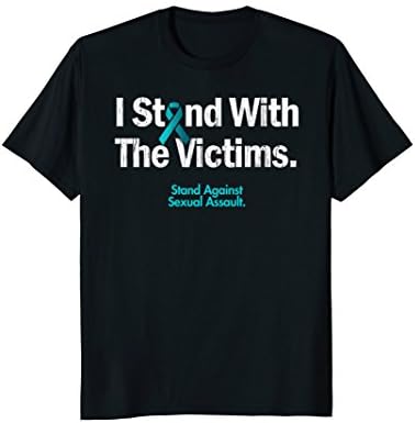 I Stand With The Victims T-Shirt. Sexual Assault Awareness
