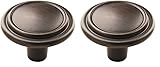 Amerock | Cabinet Knob | Oil Rubbed Bronze | 1-1/4