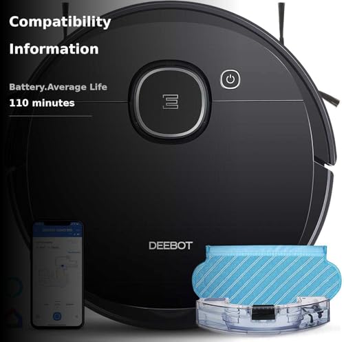 ECOVACS DEEBOT OZMO 920 2in1 Mopping Robotic Vacuum with Laser Navigation, No-Go Zones, Systematic Cleaning, Multi-Floor Mapping, Works with Alexa & App, Large, Black - View 3