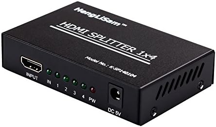 HDMI Splitter 1x4/4 port hdmi splitter /1 in 4 Out hdmi splitter/1 to 4 hdmi splitter/4 Way hdmi splitter/ 1x4 HDMI Splitter 1.4ver 30Hz Support 4K 3D 2160P/1080P PS3/4 XBOX /ALL HD TV/ STB Show Room