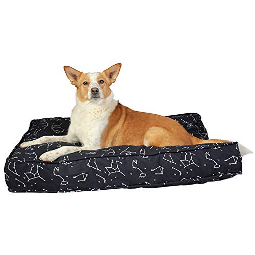 Molly Mutt Dog Bed Duvet Cover - 100% Cotton, Durable, Washable - Rocketman, Medium/Large - Thumbnail 4