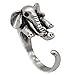 Boho Chic Vintage Silver Brass Knuckle Adjustable Finger Elephant Animal Wrap Ring for Women jewelry stores