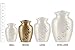 Best Friend Services Pet Urn - Ottillie Paws Legacy Memorial Pet Cremation Urns for Dogs and Cats Ashes Hand Carved Brass Memory Keepsake Urn (Raku, Horizontal, Brass, Medium)