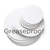 Cakegirls Cake Board Circles Grease Proof- 6", 8", 10" Round Variety Pack - 5 of Each, 15 Total - High Quality (Includes Cakegirls Basic Stacking InstructionsTM)