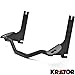 Krator Black Spot Light Passing Lamp Mount Bar Bracket Compatible with 1994-2013 Harley Davidson Electra Glide