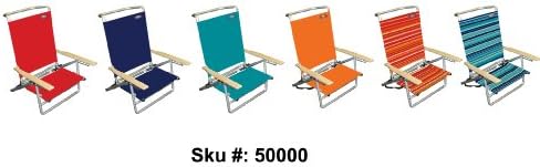 JGRC Lay-Flat 5-Position Aluminum Beach Chair
