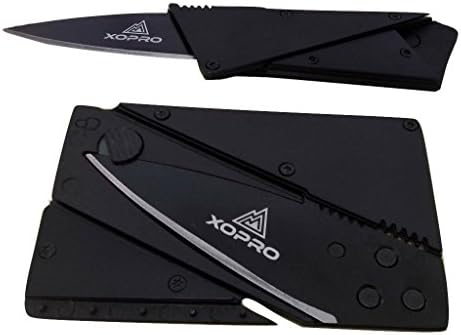 XOPRO Credit Card Pocket Folding Knife, (Pack of 5) - Black