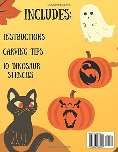 Dinosaur Pumpkin Carving Stencils 10 Jack O Lantern Pumpkin Carving Template Patterns Halloween Pumpkin Carving Stencils Press Ksg 9798493561214 Amazon Com Books