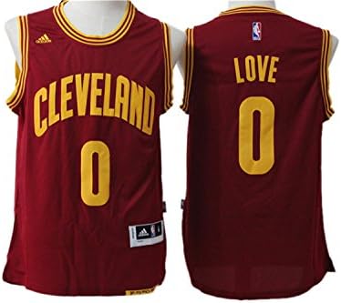 Cavaliers 0 Kevin Love Red Swingman Jersey Size-XL
