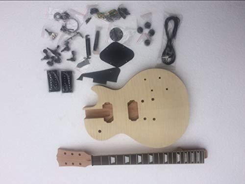 musooPROJECT ELECTRIC GUITAR KIT DIY NATURAL 6 STRING RIGHT HAND TREMOLO