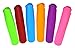 Green Direct Silicone Ice Pop Maker / Ice Pop Molds Enhancing Vibrant Colors (Pack of 6)