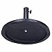 Yescom 18-inch 20-lbs Round Umbrella Base Heavy Stand Holder Fit for 8ft 9ft 10ft Patio Garden Umbrella Black