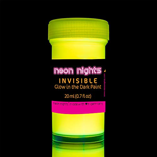 'Invisible' Wall and Canvas Paints by neon nights 4 Invisible UV Glow