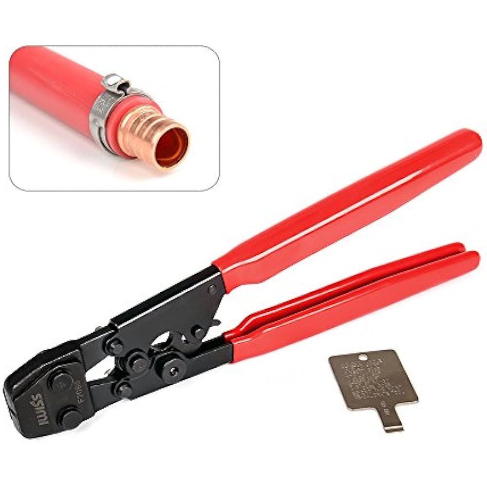 IWISS PEX Crimping Tools Cinch Clamp Fastening Stainless Clamps Sizes