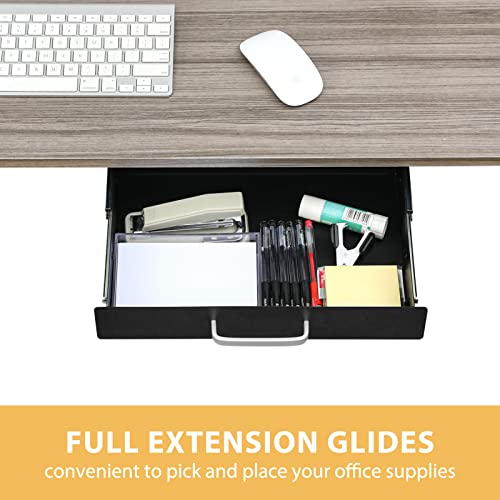 Gome Under Desk PullOut Drawer Storage Organizer Office Mounted