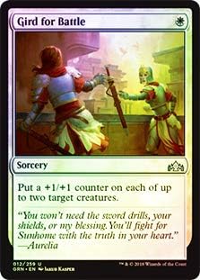 Amazon 英語版フォイル ラヴニカのギルド Guilds Of Ravnica Grn 戦いの覚悟 Gird For Battle マジック ザ ギャザリング Mtg トレカ 通販