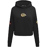 Pro Standard NHL womens Womens Nhl Classic Chenille Brushed Back French Terry Cropped Pullover Hoodie