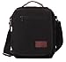 Veenajo Small Canvas Vintage Shoulder Bag Multi-Pockets Crossbody Business Messenger Bags black