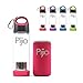 Pijio Insane Sale Tea Infuser (Loose), Fruit Infusion, Cold Brew Coffee Maker, Infused Borosilicate Glass Water Bottle Mug. Best Travel & Sports, BPA Free (500ml 17oz) (Pink)
