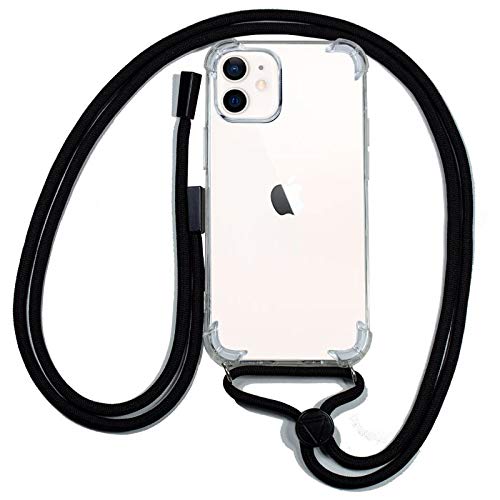 Cool Case for iPhone 12 Mini Lanyard Black