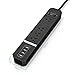 Power Strip with USB, BTGGG Surge Protector Power Strip 4 Outlets with 4 USB Ports, 6ft Power Cord, 600 Joules Overload Protection
