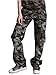 chouyatou Women's Casual Camouflage Multi Pockets Cargo Pants