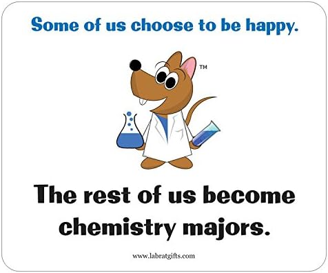 Funny Science Chemistry Majors Mouse Pad