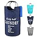 Dalykate Large Laundry Basket 82L Collapsible Oxford Fabric Laundry Hamper Foldable Clothes Laundry Bag with Handles Waterproof Washing Bin Portable Dirty Clothes Basket for College Dorm, Family