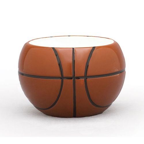 Basketball Shaped Ceramic Bowl / Mini Planter