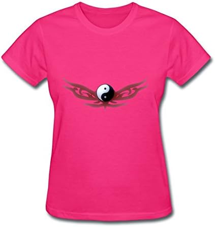 Yin Yang Symbol T'ai Chi Ch'uan Pink Women Lightweight Shirts Shirt Custom-made Small