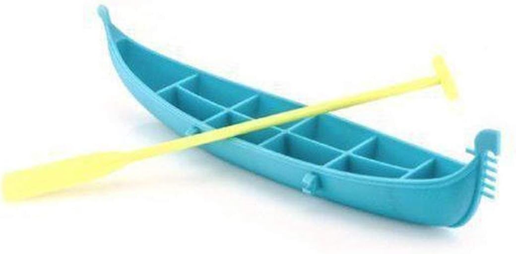 Bac à glaçons en forme de gondole avec rame