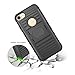 Stronden Holster Case for iPhone SE (2022, 2020), 7/8 Belt Clip Case, Holster Combo Shell Slim Case with Belt Swivel Clip and Built in Kickstand for iPhone SE (2020), 7 & 8 (Black)